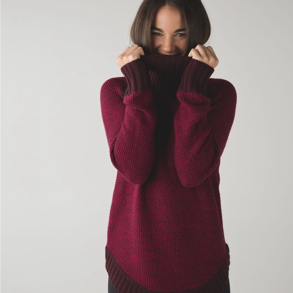 Lululemon Passage to Prana Sweater Merino wool